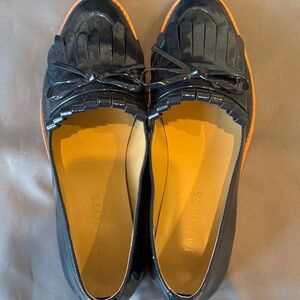 Talbots women’s patent leather loafers